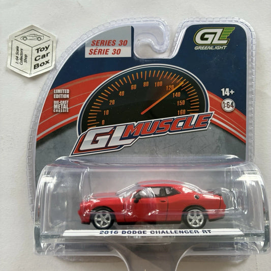 GREENLIGHT - 2016 Dodge Challenger RT (Red- GL Muscle Series 30) J45g