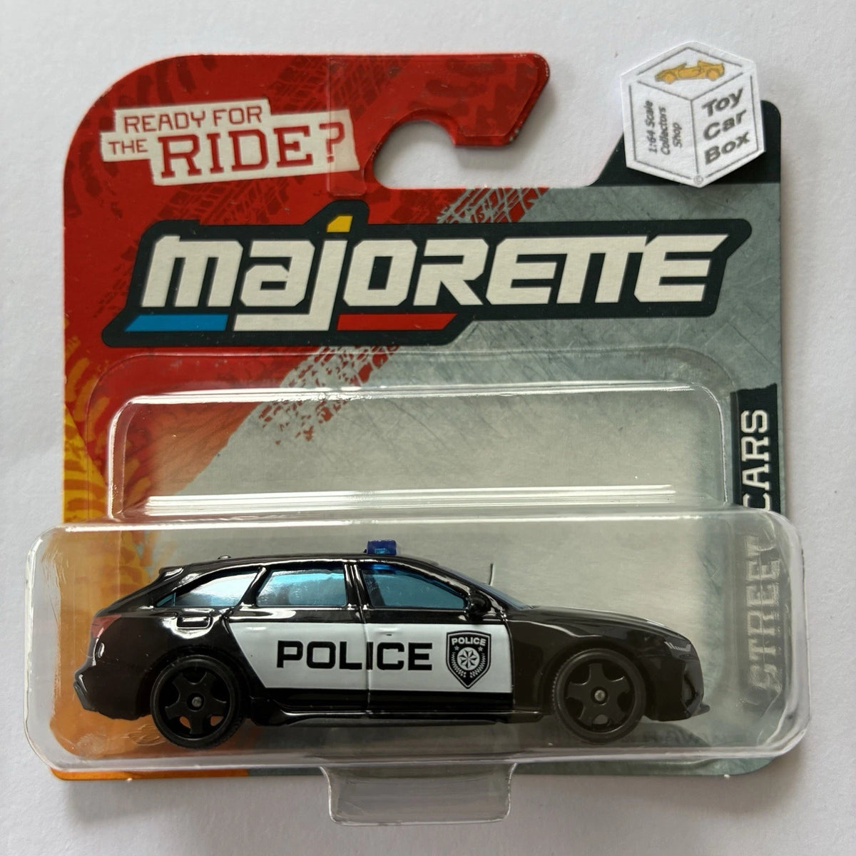 MAJORETTE Audi RS6 Avant C8 (New 1:64* Street Cars - Black ‘Police’) B87