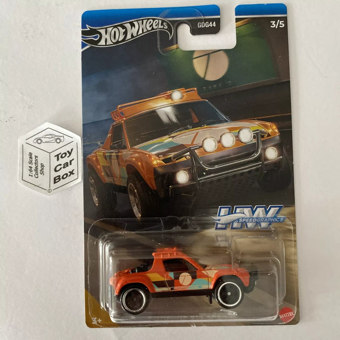 2024 HOT WHEELS Themed - Porsche 914 Safari (Orange - Speed Graphics) C85