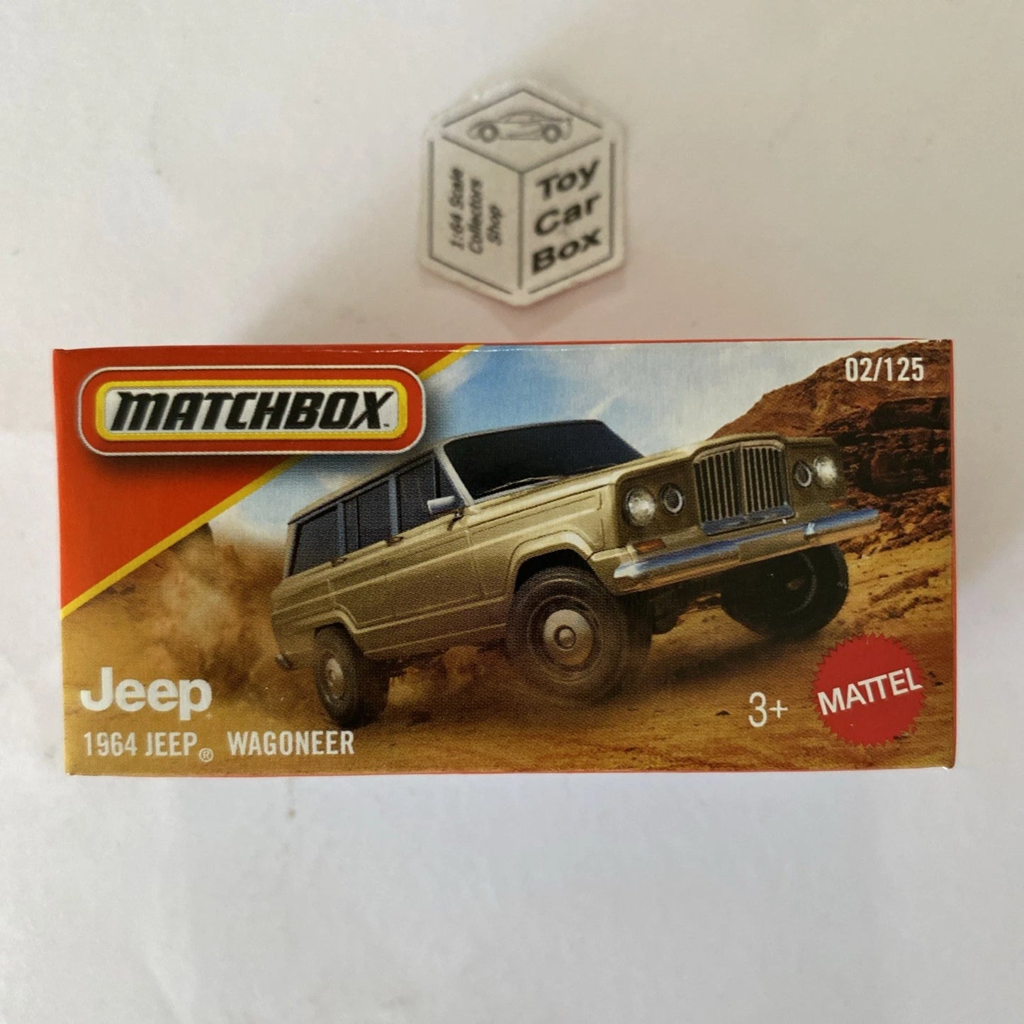 2025 MATCHBOX #2 - 1964 Jeep Wagoneer (Power Grab - Beige) B00