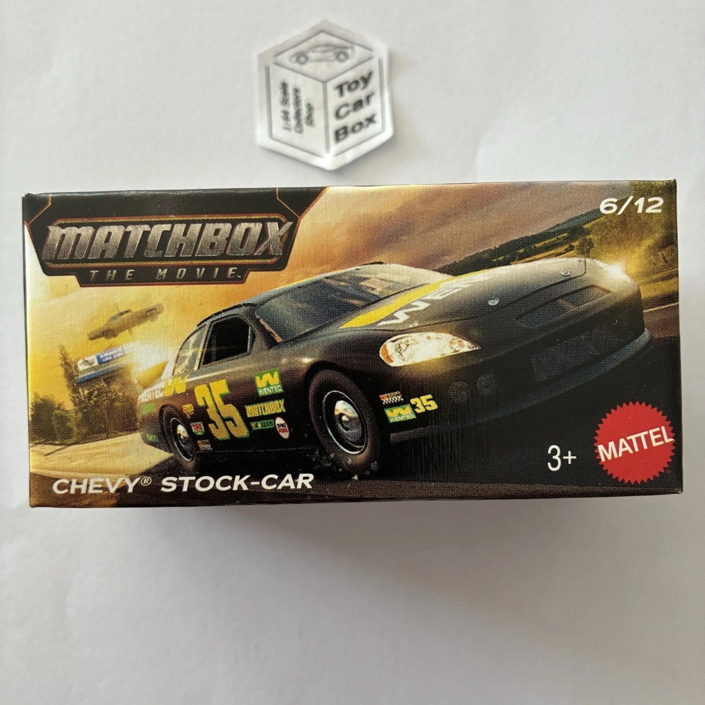 2026 MATCHBOX - Chevy Stock Car (The Movie #6 Power Grab - Black #35 Wentec) C50