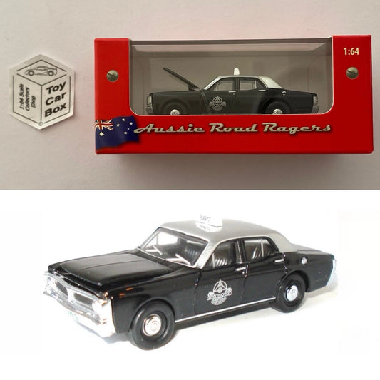 AUSSIE ROAD RAGERS - Ford XW Falcon Taxi (Silver Top Cabs - 1:64) Q48