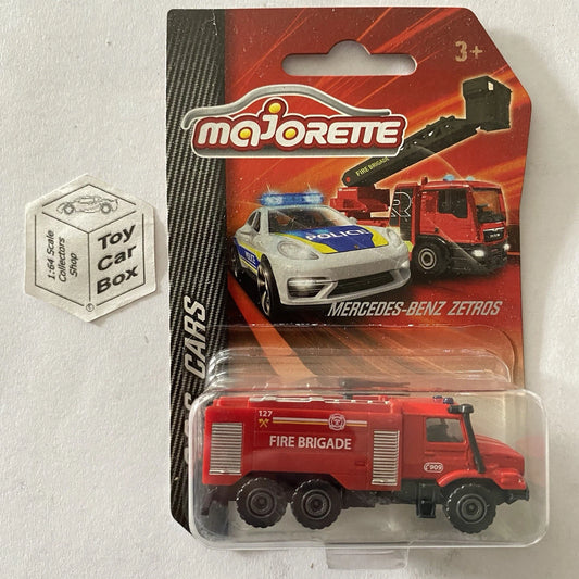 MAJORETTE Mercedes-Benz Zetros (Red - Fire Brigade - SOS International) C30