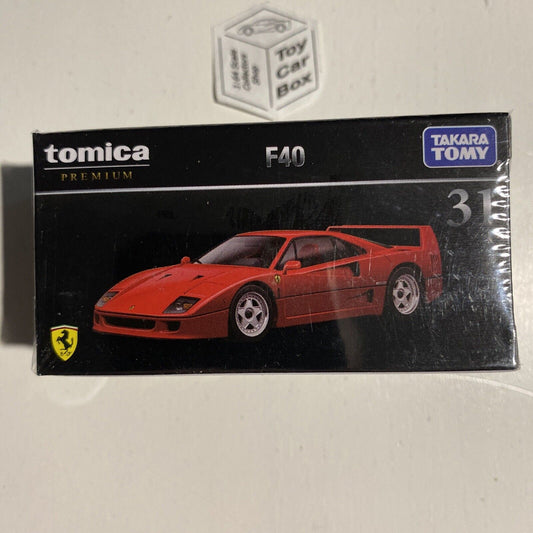 TOMICA Premium #31 - Ferrari F40 (Red - Boxed) I64