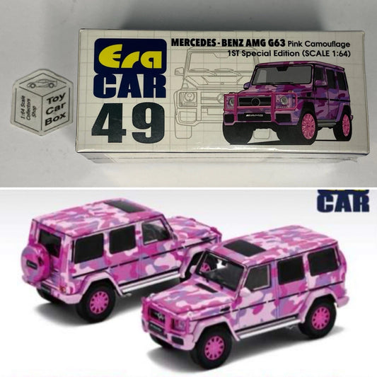 ERA CAR #49 - Mercedes-Benz AMG G63 (1:64 Scale - Pink Camouflage - Boxed) K00g