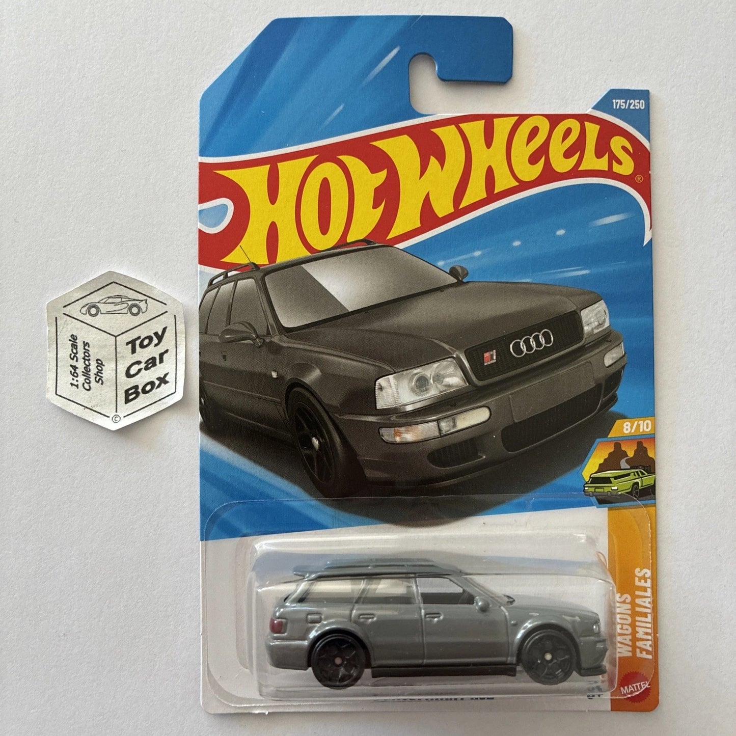 2026 HOT WHEELS #175 - ‘94 Audi Avant RS2 (Grey #8 Wagons - Long Card) B64