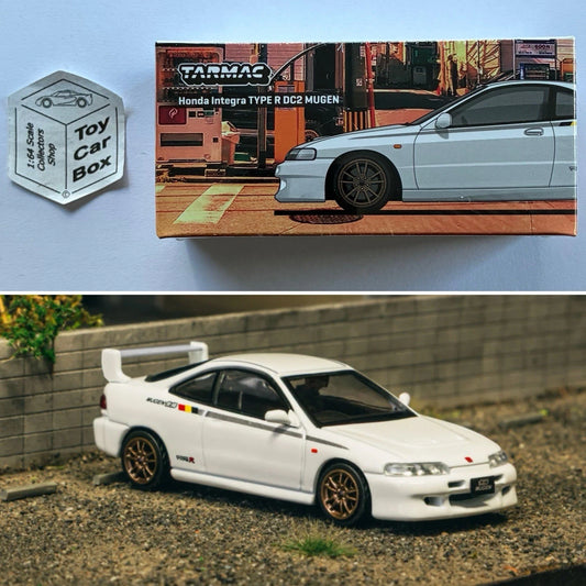 TARMAC - Honda Integra Type R DC2 Mugen (White - 1:64 Scale- T64G-TL059-WH) P12g