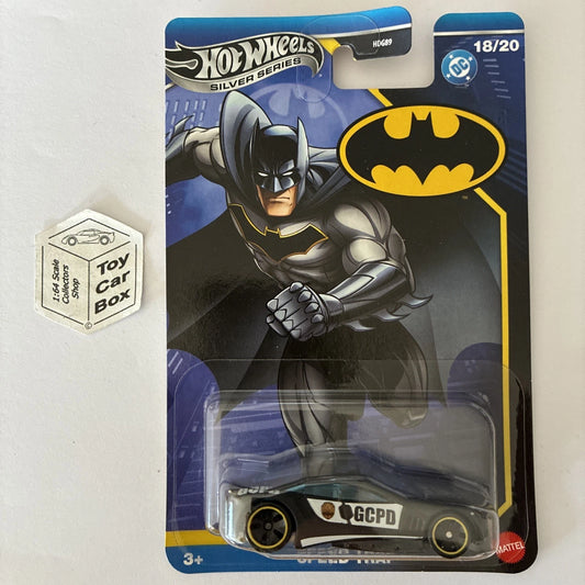 2025 HOT WHEELS Batman #18 - Speed Trap (Black - Silver Series HDG89) C15g