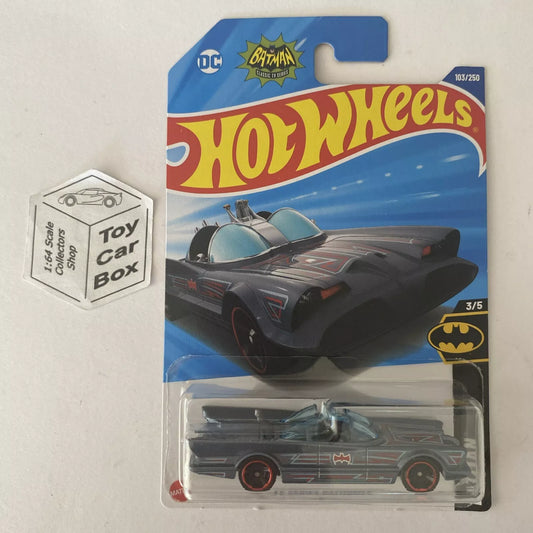 2025 HOT WHEELS #103 - TV Series Batmobile (#3 Batman - Long Card) A44