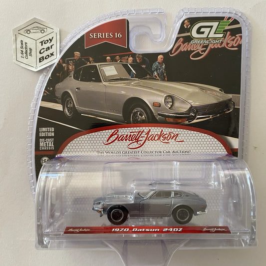 GREENLIGHT - 1970 Datsun 240Z (Silver - Barrett Jackson Series 16) J38g