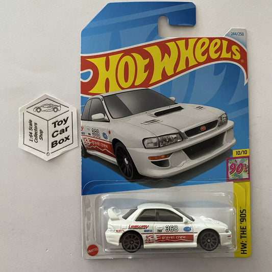 2024 HOT WHEELS #244 - ‘98 Subaru Impreza 22B STI (White #10 The 90s - Long) A80