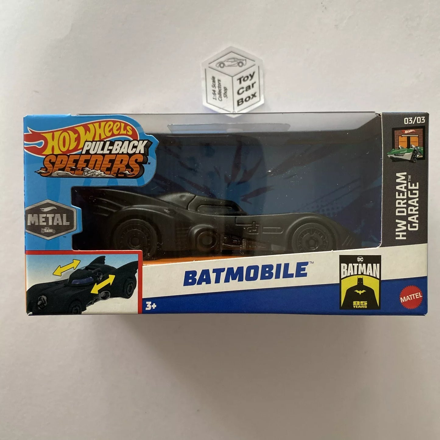 2024 HOT WHEELS 1:43* - Batmobile (Black - Pull-back Speeders) L00