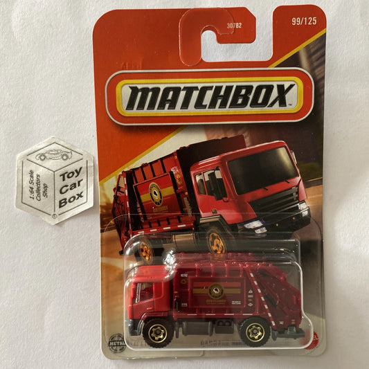 2025 MATCHBOX #99 - Garbage King (Red - Long Card) B64