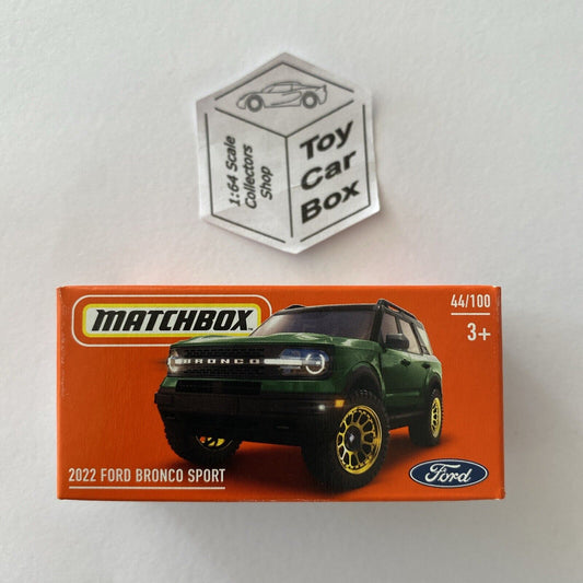 2024 MATCHBOX #44 - 2022 Ford Bronco Sport (Green - Power Grab) B80