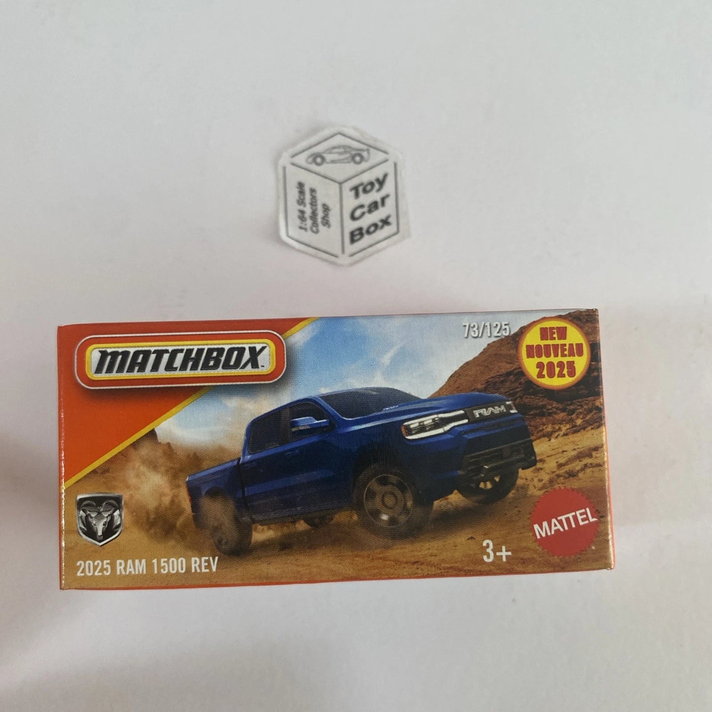 2025 MATCHBOX #73 - 2025 Ram 1500 Rev (Blue - Power Grab) C15