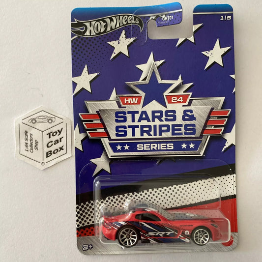 2024 HOT WHEELS Themed - 2013 Dodge SRT Viper (Red - Stars & Stripes) C85