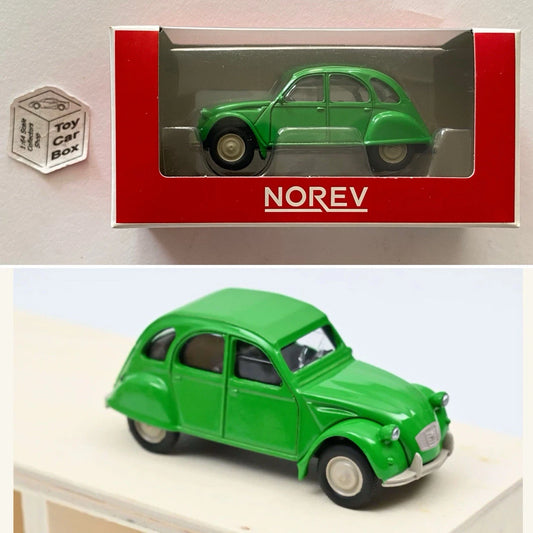 NOREV 1:64 Scale - 1979 Citroen 2CV 6 Special (Bamboo Green - Boxed) F03g