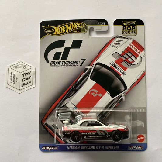 2025 HOT WHEELS Pop Culture - Nissan Skyline GT-R (BNR34) Gran Turismo - H10