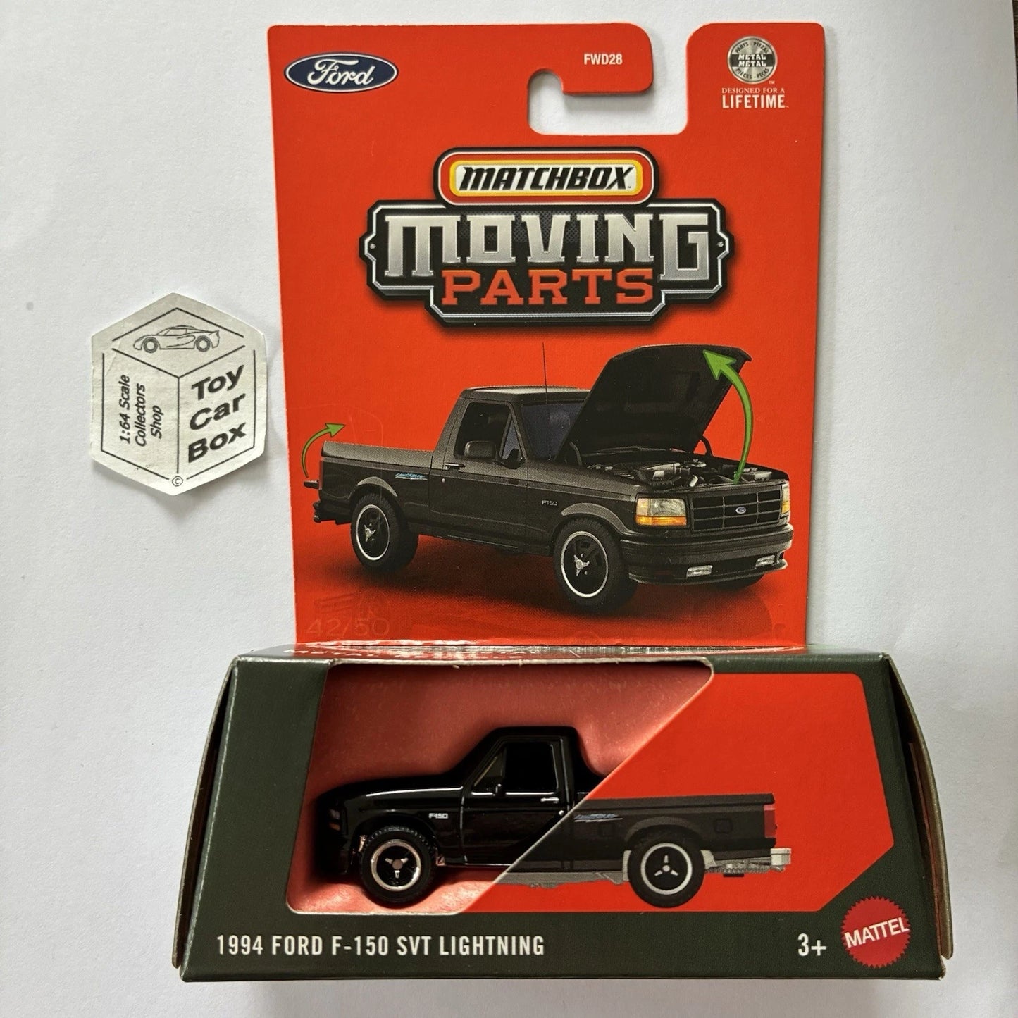 2026 MATCHBOX Moving Parts - 1994 Ford F-150 SVT Lightning (Black #42) D80