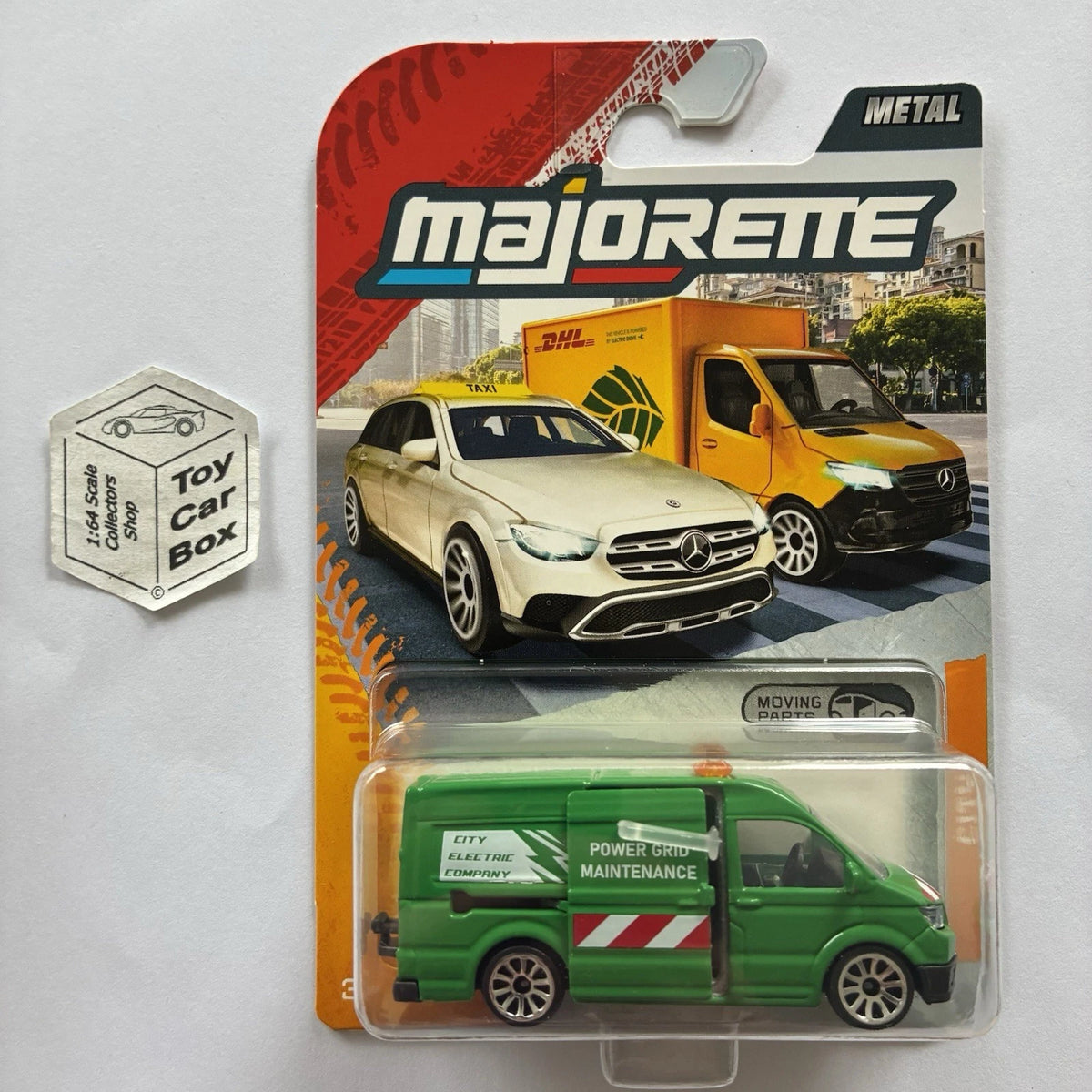 MAJORETTE MAN TGE Van (City Series - Green ‘City Electric Company’) E78