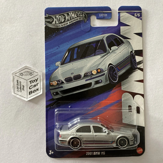 2025 HOT WHEELS Silver Series - 2001 BMW M5 (Silver #5 GRT01) C85
