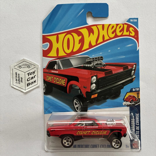 2026 HOT WHEELS #191 - ‘65 Mercury Comet Cyclone (Red #9 Drag Racer - Long) B64