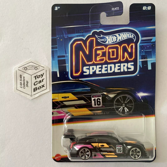 2024 HOT WHEELS Neon Speeders - ‘16 Cadillac ATS-V R (Black) C85