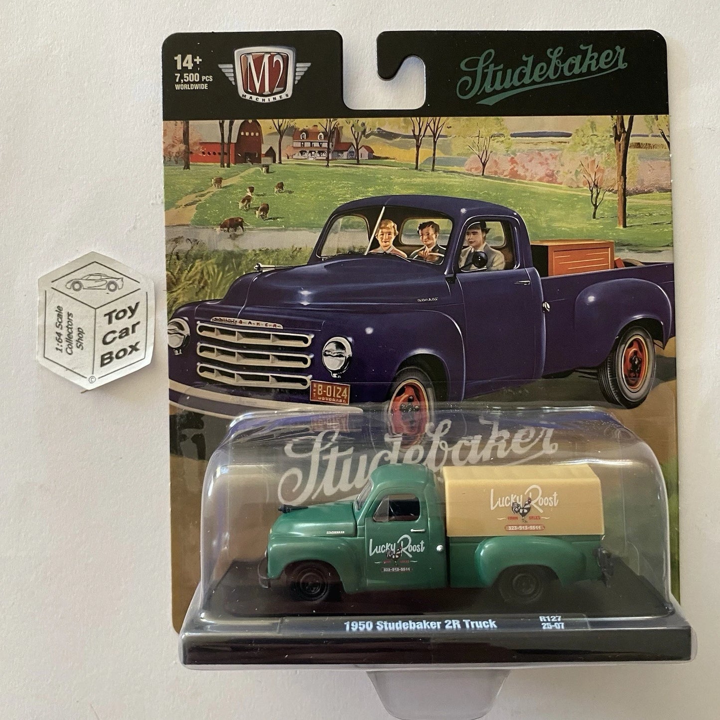 M2 MACHINES - 1950 Studebaker 2R Truck (Lucky Roost - Auto-Drivers R127) L92g