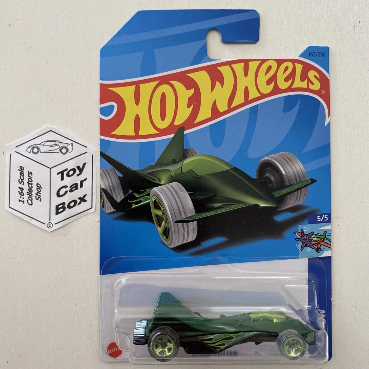 2023 HOT WHEELS #162 - Cloud Cutter (Green #5 Sky Show - Long Card) A80