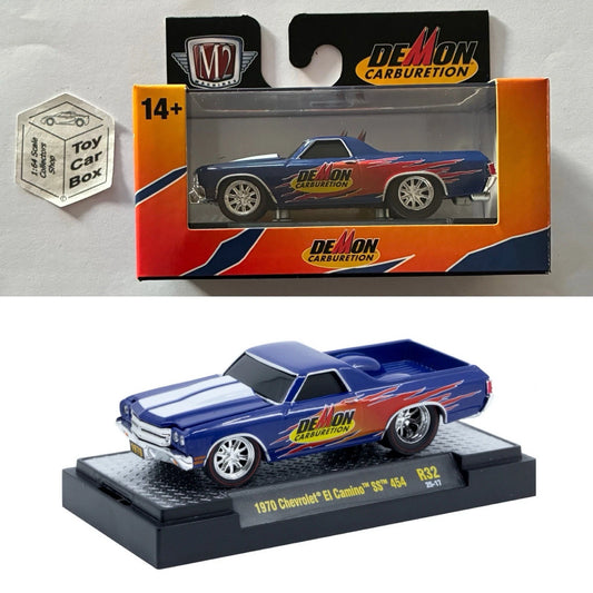 M2 MACHINES - 1970 Chevy El Camino SS 454 (Demon - Ground Pounders R32) L92g