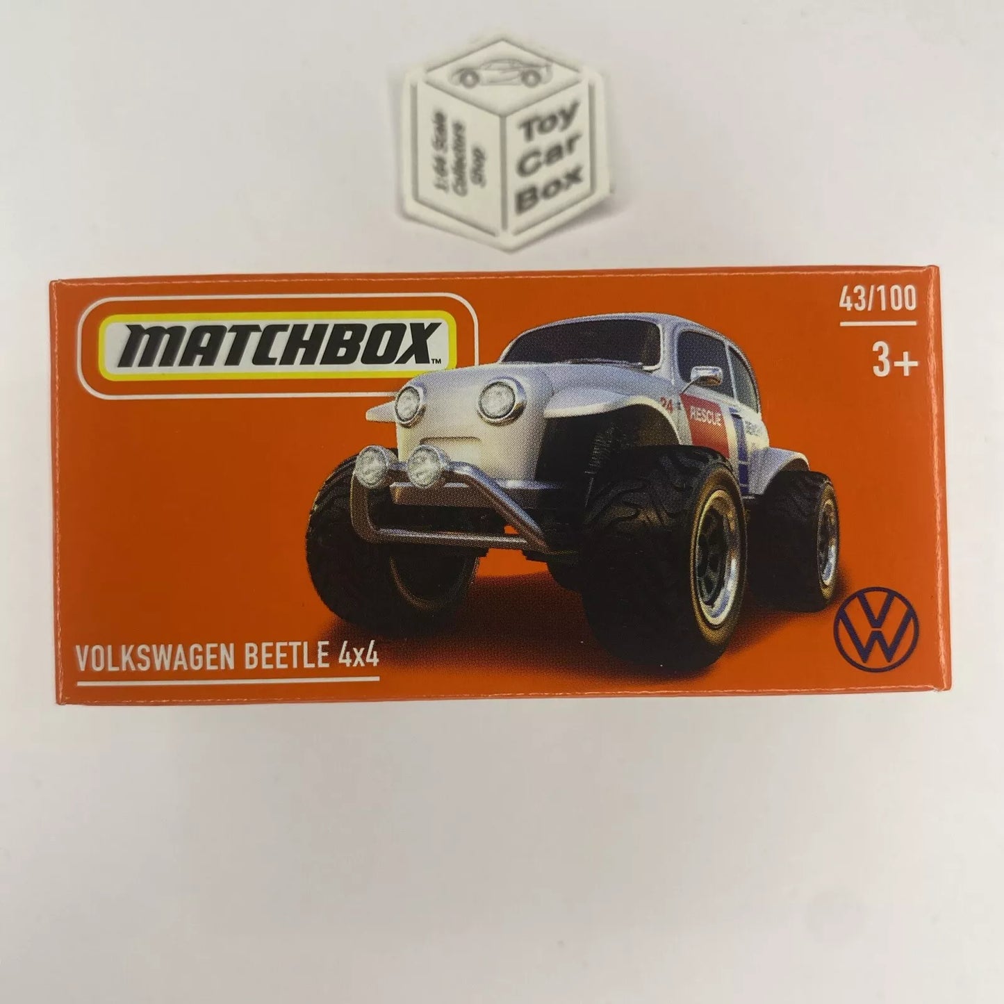 2024 MATCHBOX #55 - Volkswagen Beetle 4x4 (White - Power Grab) B80