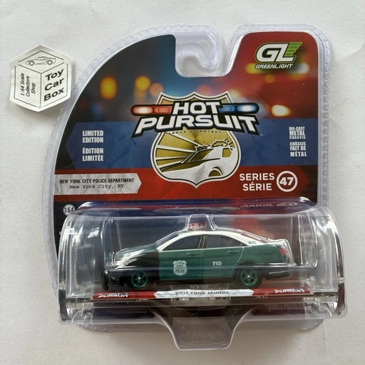 GREENLIGHT - 2014 Ford Taurus (New York Police Department - Hot Pursuit 47) J45g