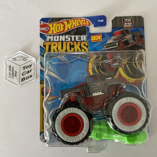 2024 HOT WHEELS Monster Trucks - 1956 Hi-Tail Hauler (Grey) F50