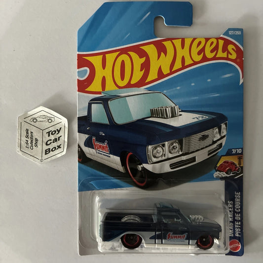2026 HOT WHEELS #127 - Custom ‘72 Chevy Luv (Blue #7 Drag Racers) A44