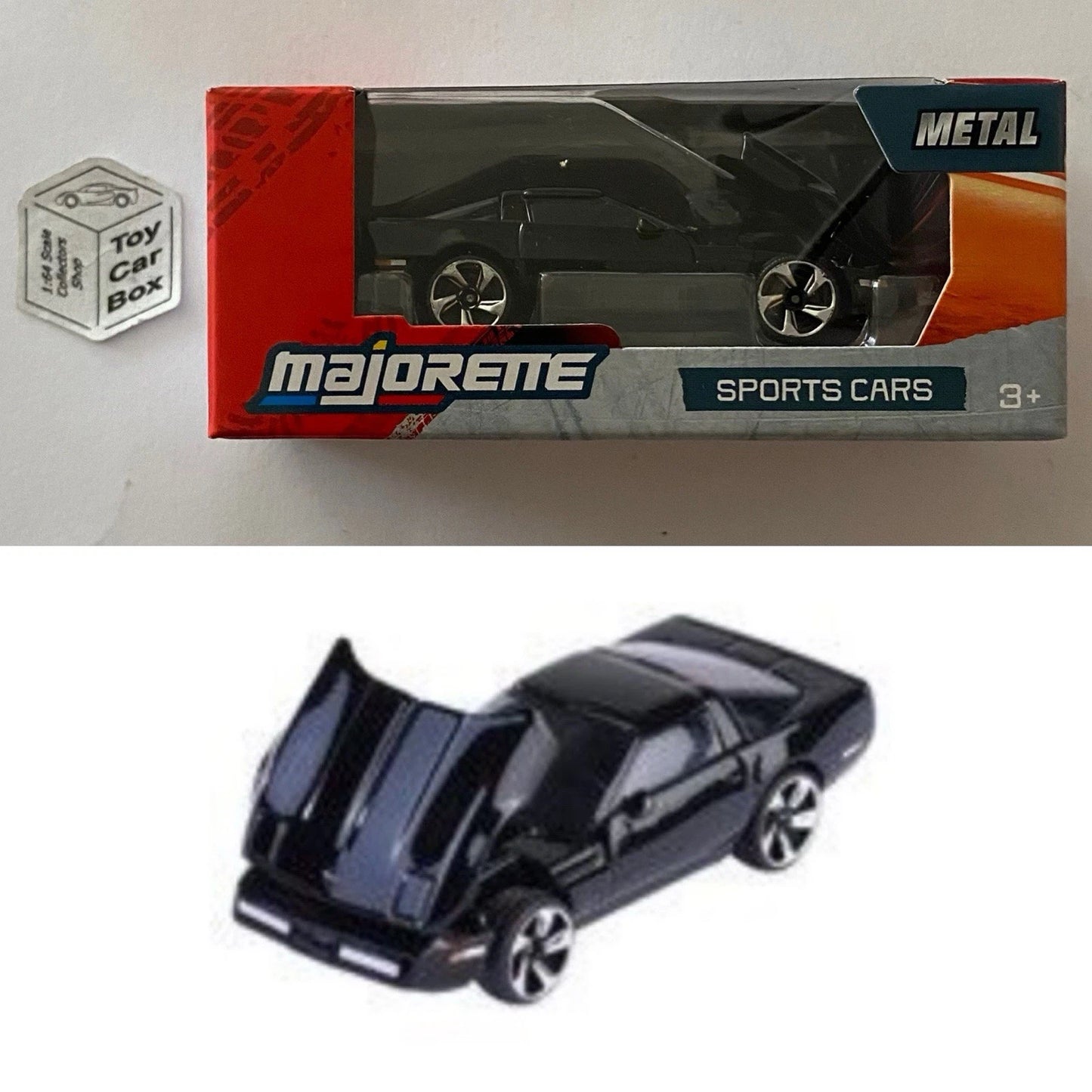 MAJORETTE - Chevy Corvette ZR1 C4 (Black - Sports Cars Box) 1/64 Scale* - E38