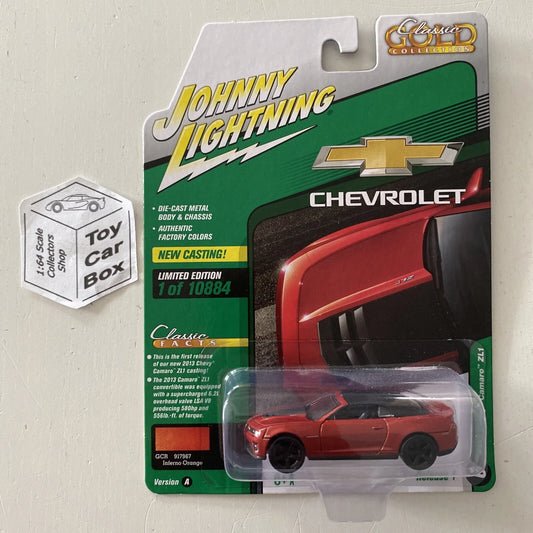 2022 JOHNNY LIGHTNING -‘13 Chevy Camaro ZL1 (Orange - Classic Gold Release 1) L0
