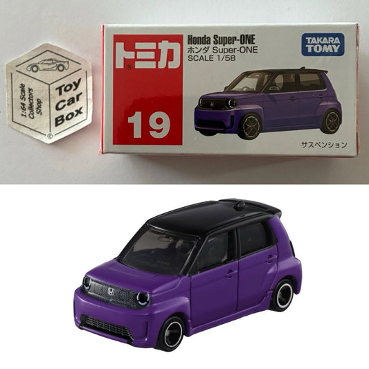 TOMICA Regular #19 - Honda Super-One (Purple - 1/58 - Sealed Box) E00g