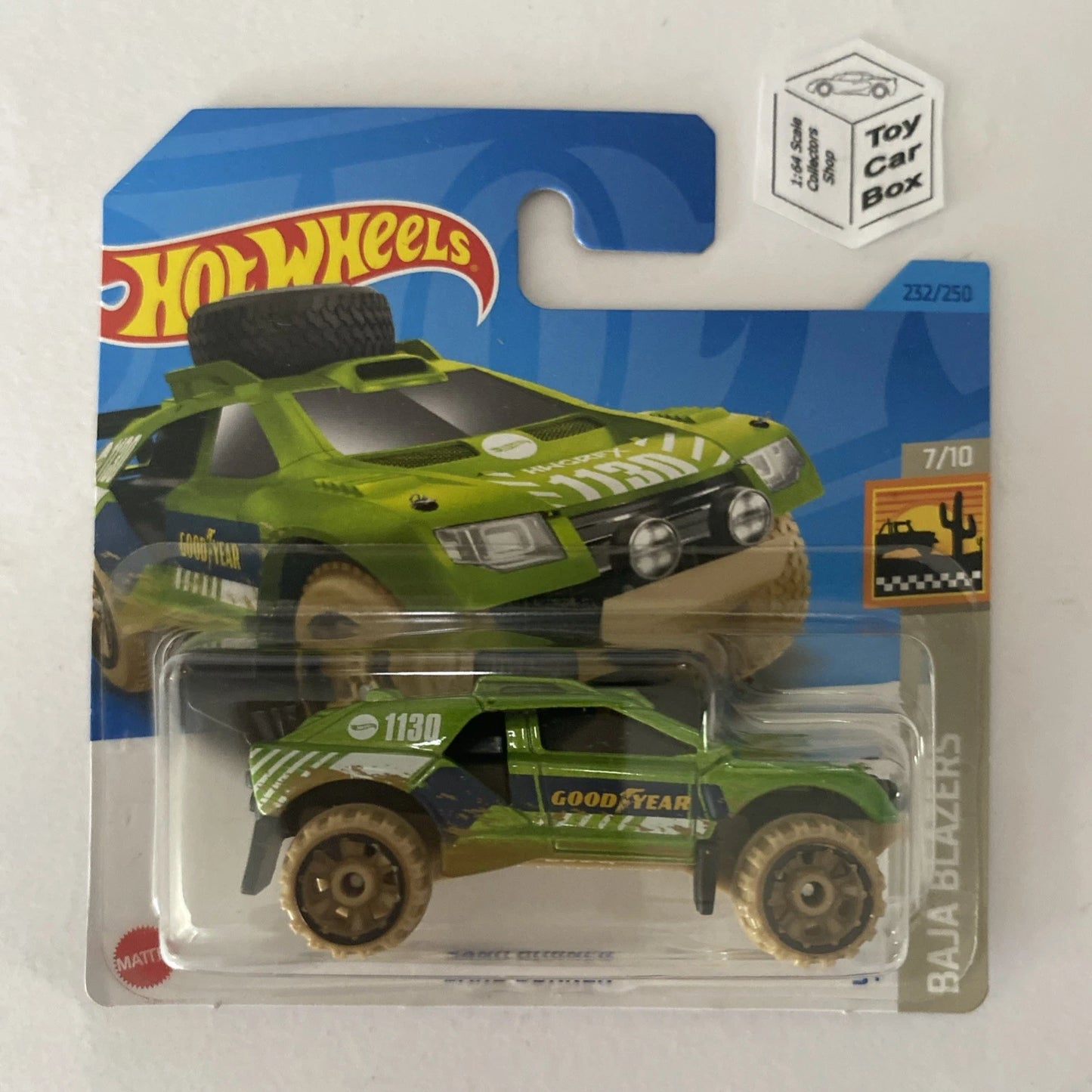 2023 HOT WHEELS #232 - Sand Burner (Green #7 Baja Blazers - Short Card) A12