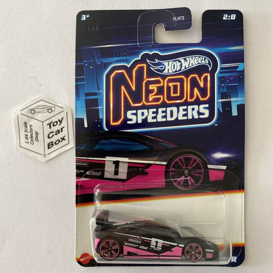 2024 HOT WHEELS Neon Speeders - McLaren F1 GTR (Black) C85