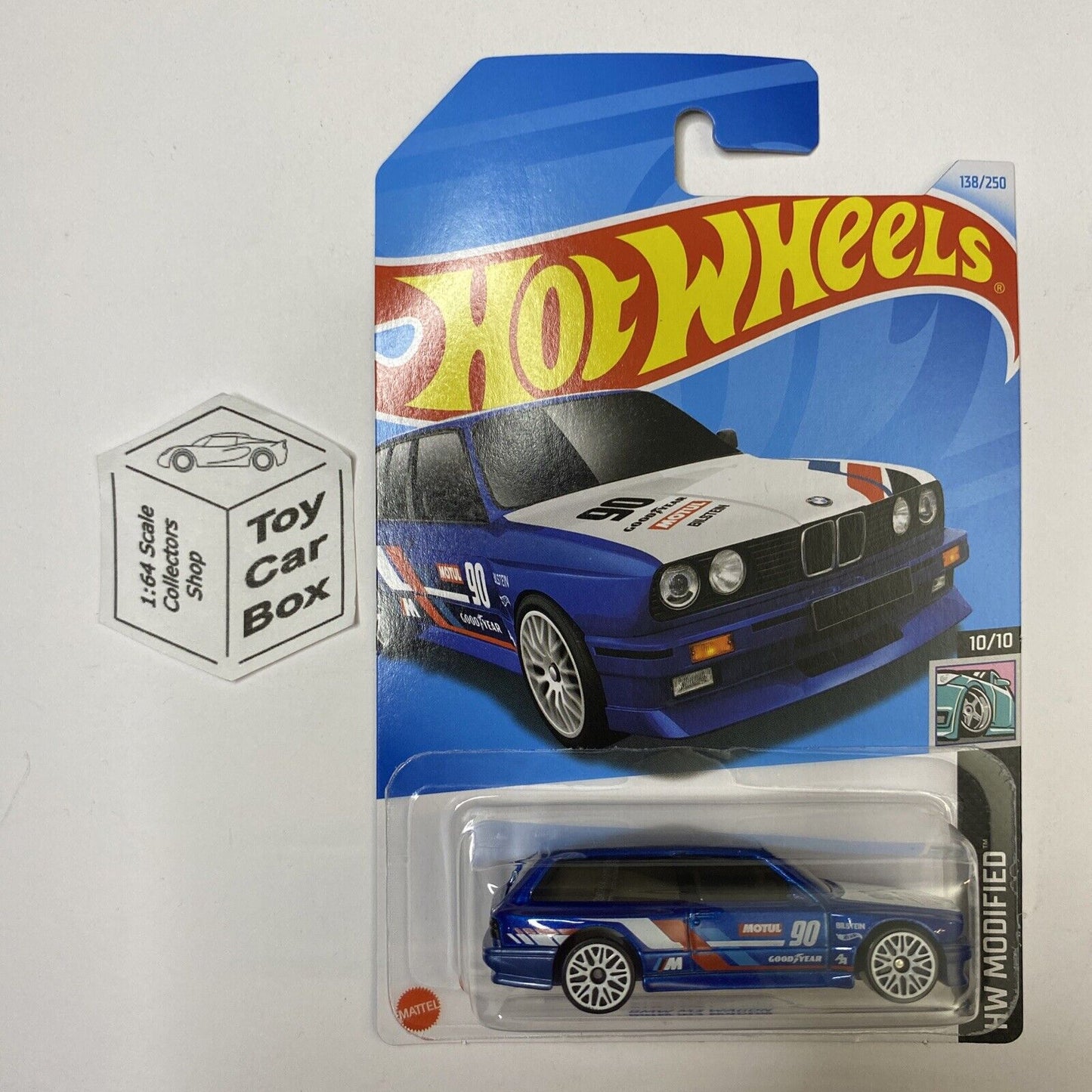 2024 HOT WHEELS #138 - BMW M3 Wagon (Blue #10 HW Modified - Long Card) A44