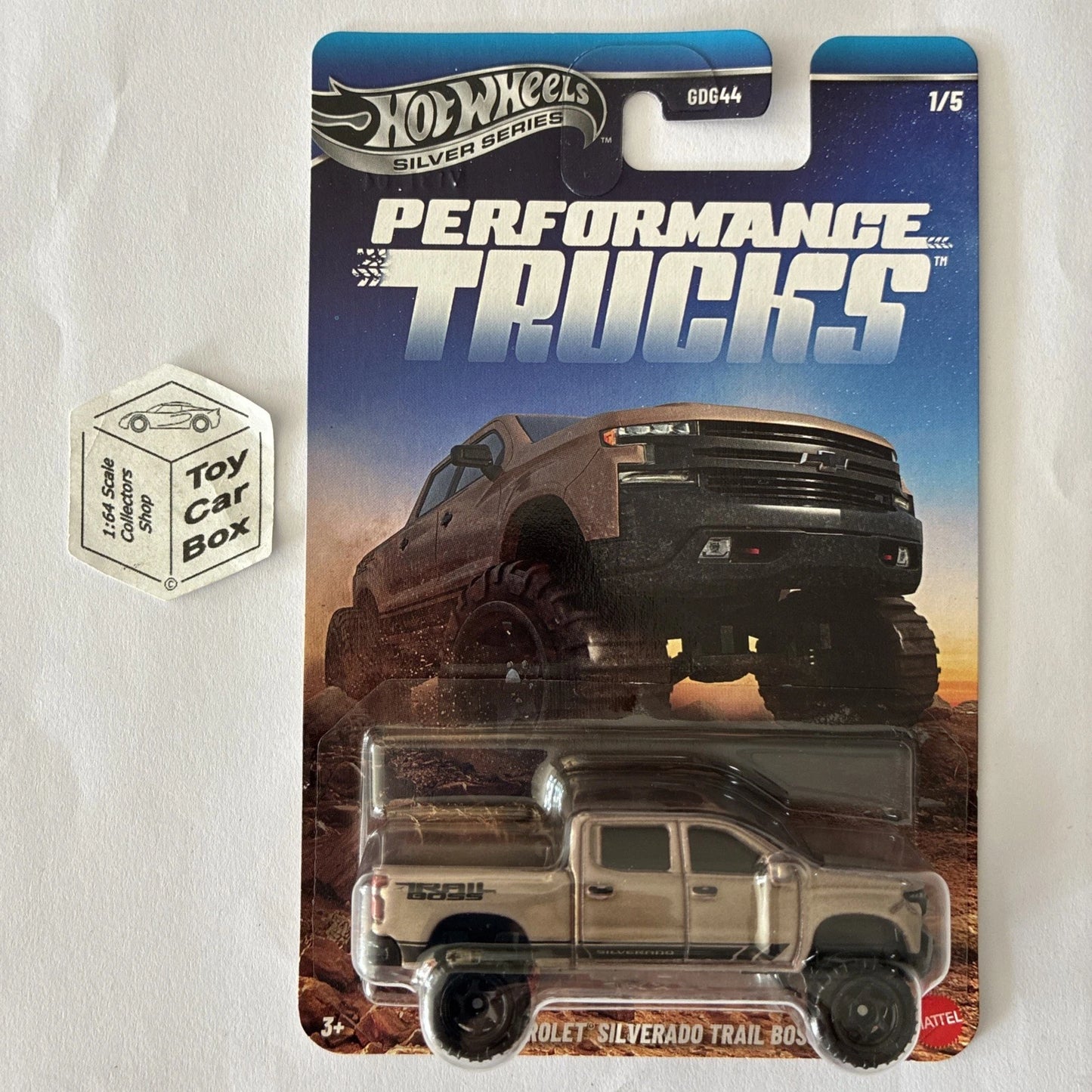 2026 HOT WHEELS Silver Series - 2019 Chevrolet Silverado Trail Boss LT - D50