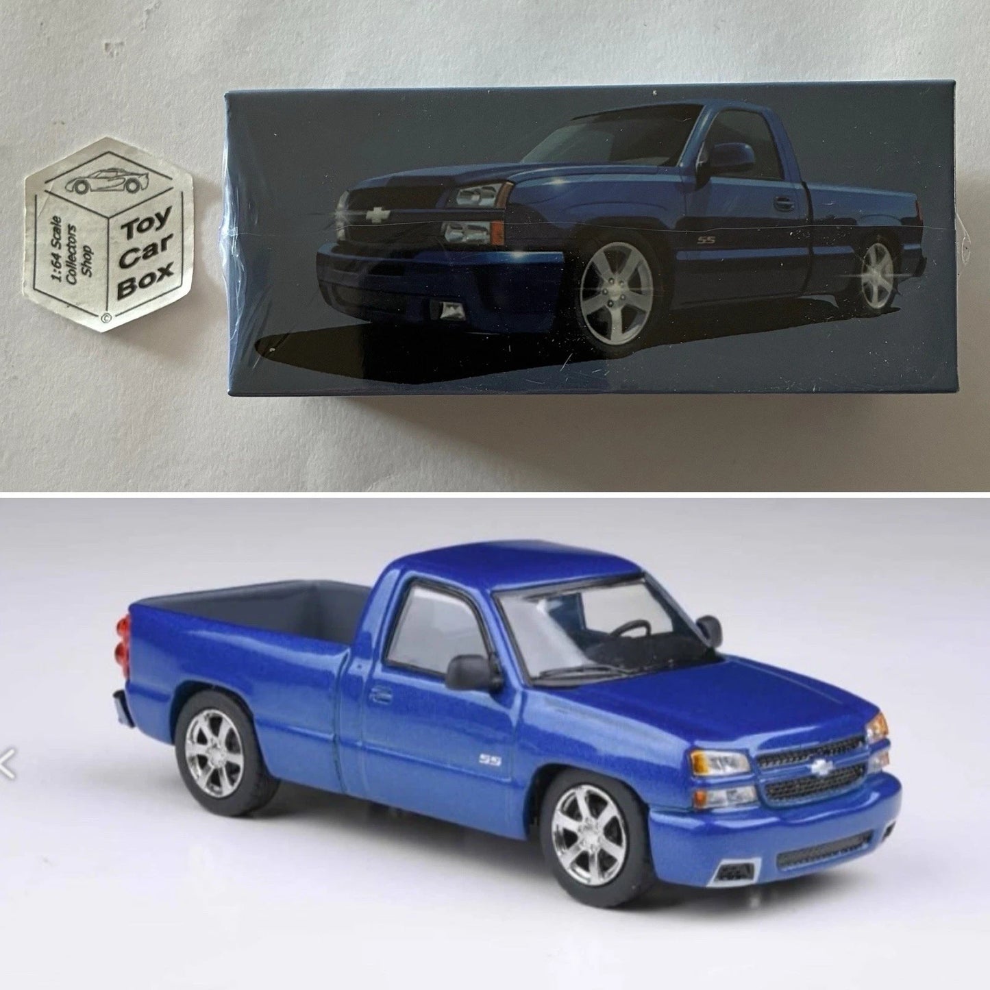 PARA64 - 2006 Chevy Silverado SS Clone Cateyes (Ming Blue - 1/64 Scale) T00