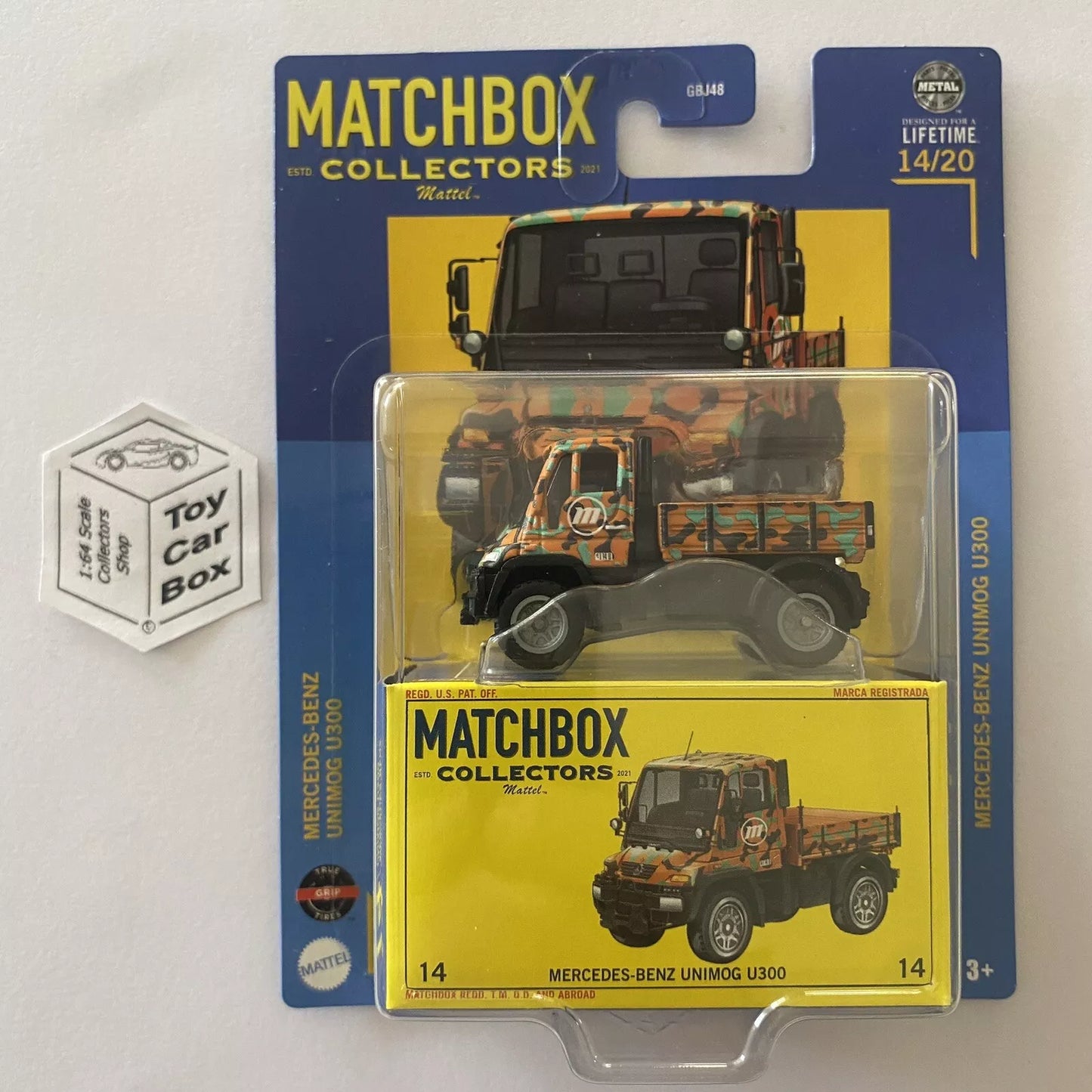 2024 MATCHBOX Collectors #14 - Mercedes-Benz Unimog U300 (Premium - Orange) H50