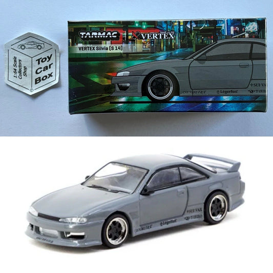 TARMAC - Vertex Nissan Silvia S14 (Grey - 1:64 Scale - T64G-018-GY) P12g