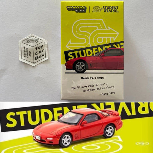 TARMAC - Mazda RX-7 FD3S (Red - 1:64 Student Driver) R75g