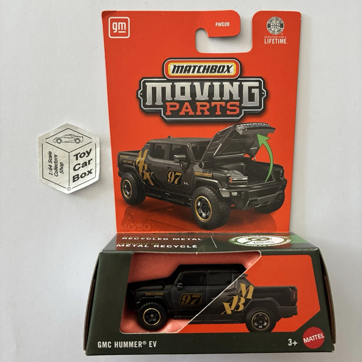 2026 MATCHBOX Moving Parts - GMC Hummer EV (Black #40 Opening Fronk) F00