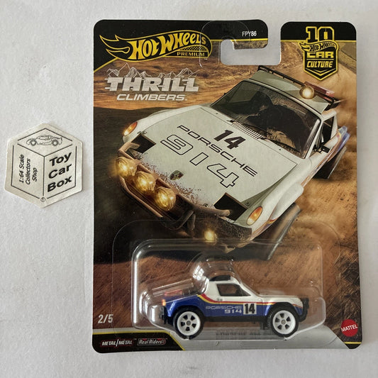 2026 HOT WHEELS Car Culture - Porsche 914 Safari (#2 White- Thrill Climbers) G04