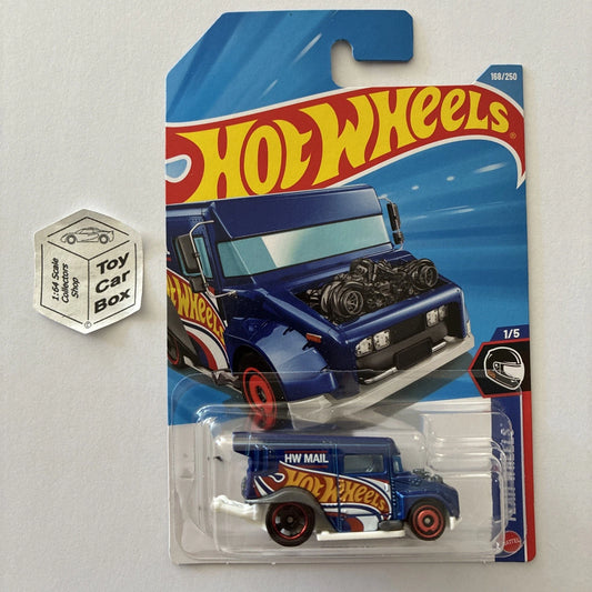 2026 HOT WHEELS #168 - Mailed It (Blue #1 Team Wheels - Long Card) B64