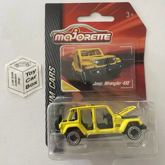 MAJORETTE Jeep Wrangler 4XE (Yellow - Premium - Opening Hood) 1/64 Scale* - D72