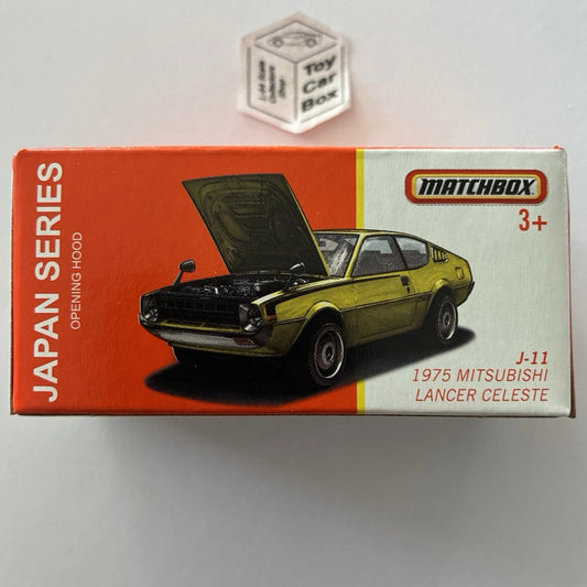 MATCHBOX Japan Series #11 - 1975 Mitsubishi Lancer Celeste (Yellow) E00